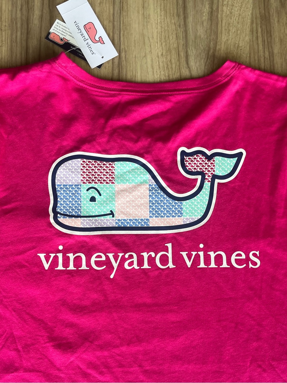 NWT Vineyard Vines Girls' Long-Sleeve Pocket Tee